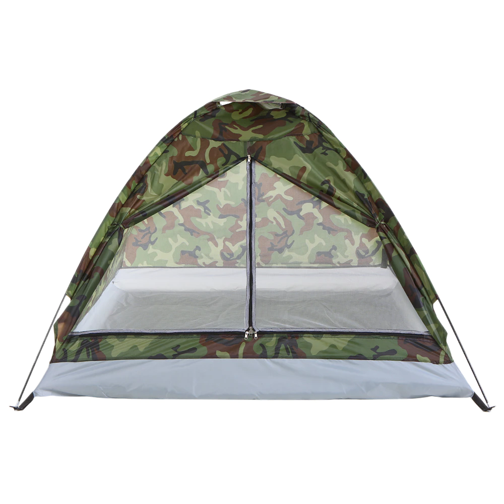 Cheap Goat Tents TOMSHOO Camping Tent for 2 Person Single Layer Outdoor Portable Camouflage Tent Camping Equipment Hot Sale RU In Stock   
